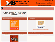 Tablet Screenshot of abimballaggio.com